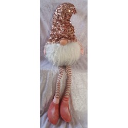 Wichtel mit Pailletten rosa