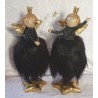 Engel schwarz Polyresin
