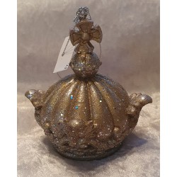 Krone gold Polyresin