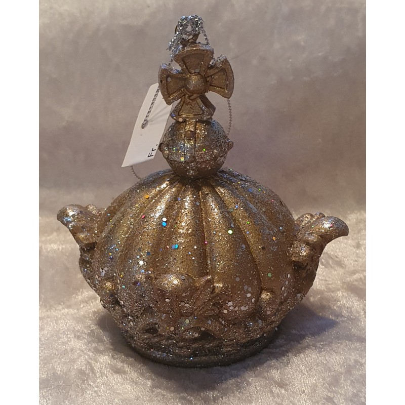 Krone gold Polyresin