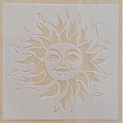 Schablone Sonne
