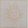 Schablone Sonne