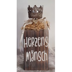 Teelicht Herzens Mänsch