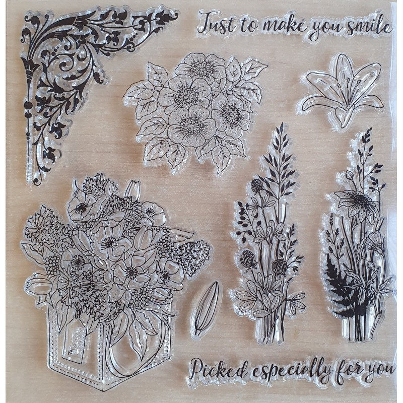 Clear Stamps Blume