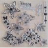 Clear Stamps Blume/Schmetterlinge