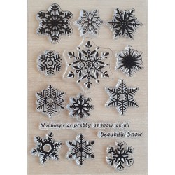 Clear Stamps Schneeflocken