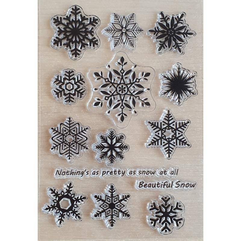 Clear Stamps Schneeflocken