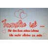 Schablone Familie ist....