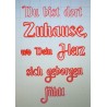 Schablone Zuhause...