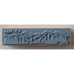 Holz Stempel Berge