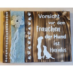 Schild Vorsicht...