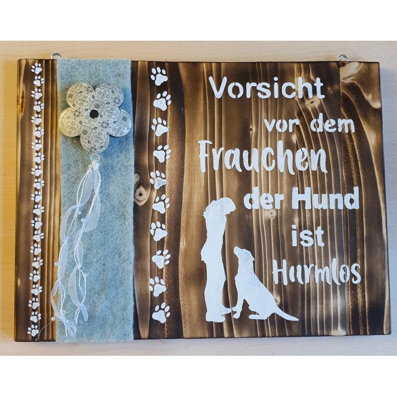 Schild Vorsicht...