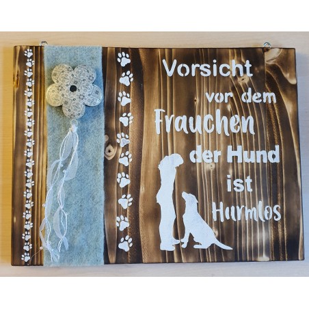 Schild Vorsicht...