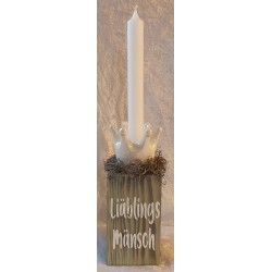 Kerzenständer Liäblings Mänsch eucalyptus