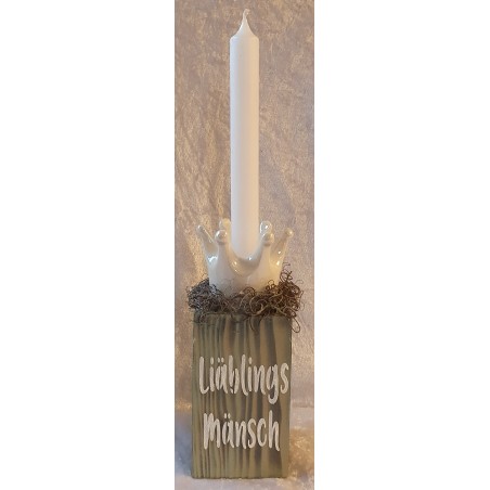 Kerzenständer Liäblings Mänsch eucalyptus