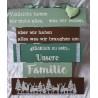 Schild Unsere Familie...