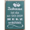 Schild Zuhause....