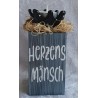 Teelicht Halter Herzens Mänsch