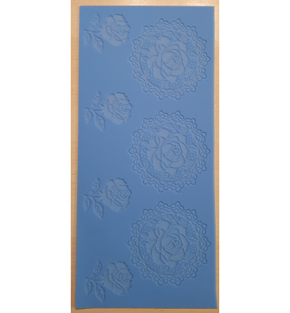 Dekormatte Silikon Rosen