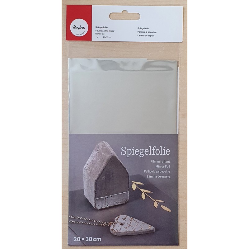 Spiegelfolie silber