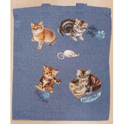 Baumwoll Tasche Katze