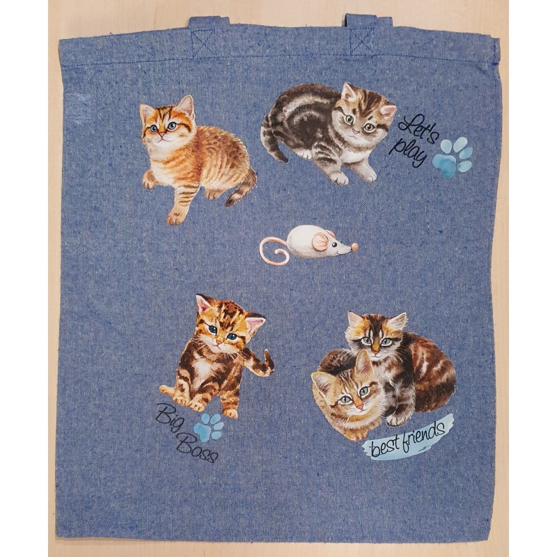 Baumwoll Tasche Katze
