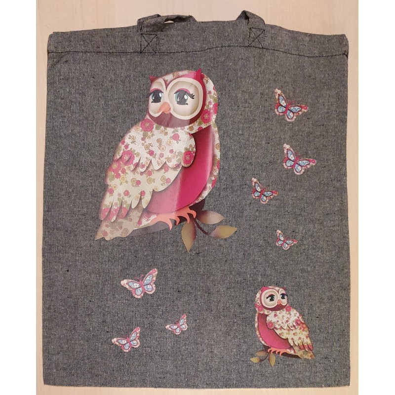 Baumwoll Tasche Eule