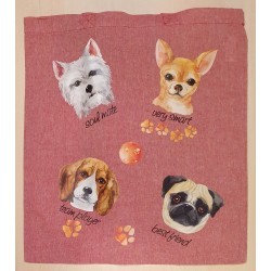 Baumwoll Tasche Hunde