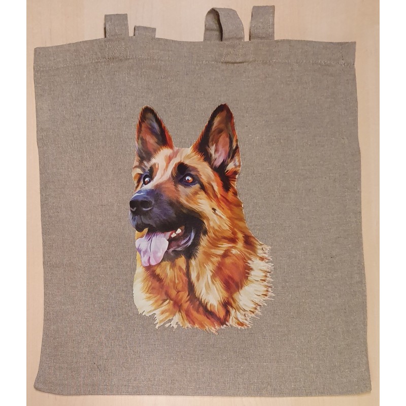 Baumwoll Tasche Schäferhund