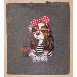 Baumwoll Tasche Hund