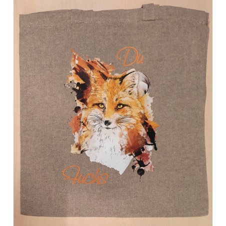 Baumwoll Tasche Fuchs
