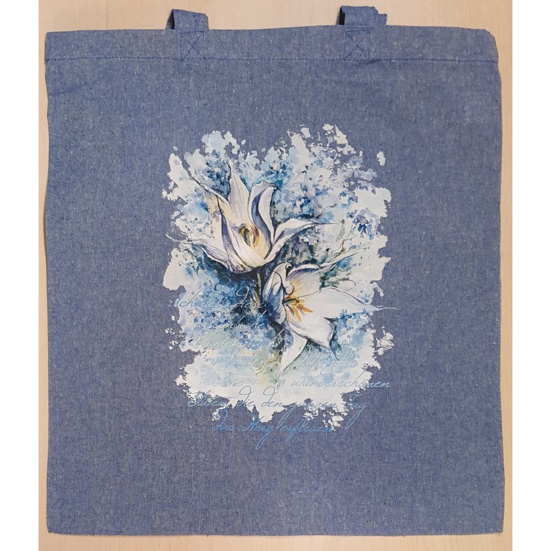 Baumwoll Tasche Lilien