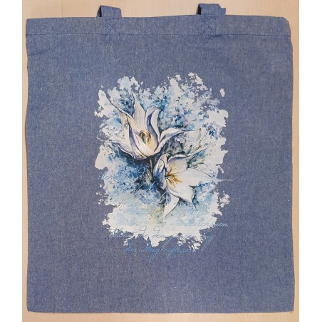 Baumwoll Tasche Lilien