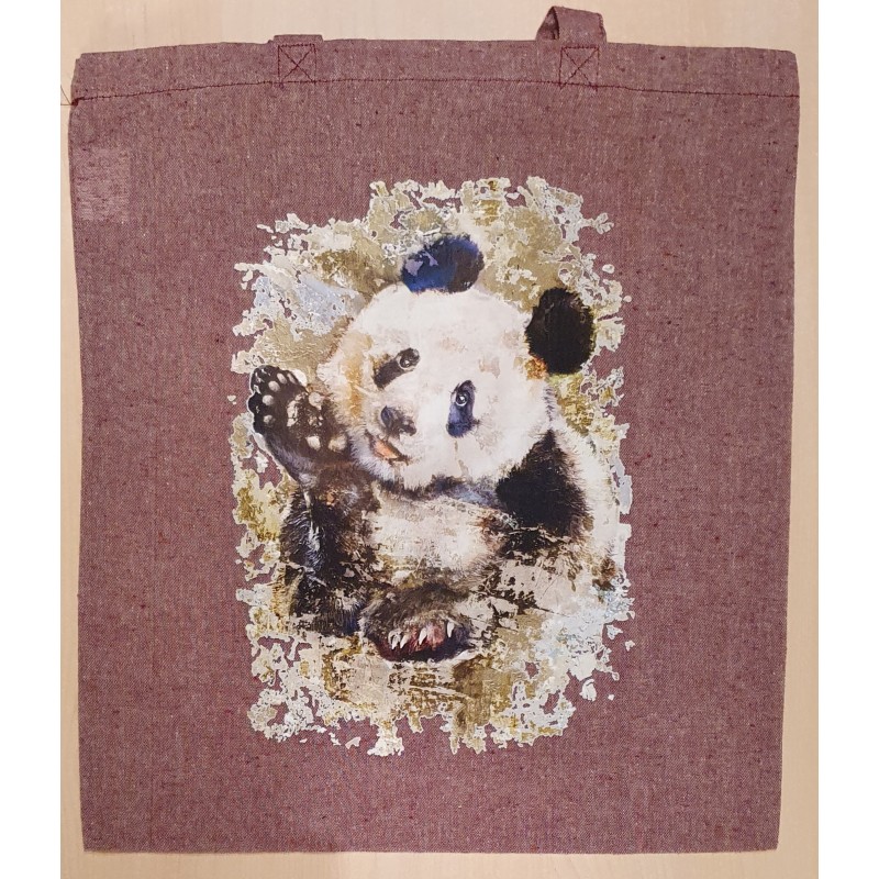 Baumwoll Tasche Pandabär