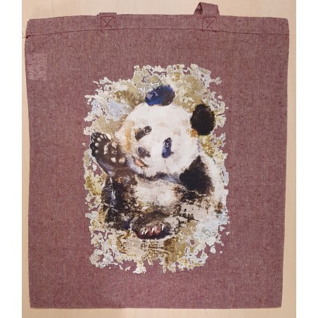 Baumwoll Tasche Pandabär
