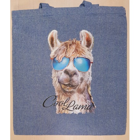 Baumwoll Tasche Lama