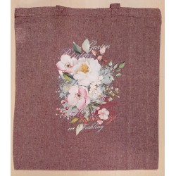 Baumwoll Tasche Blumen