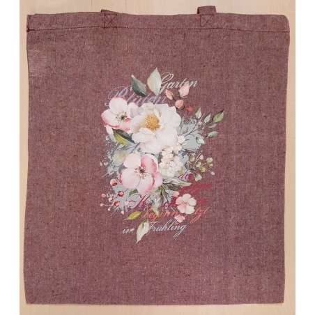 Baumwoll Tasche Blumen