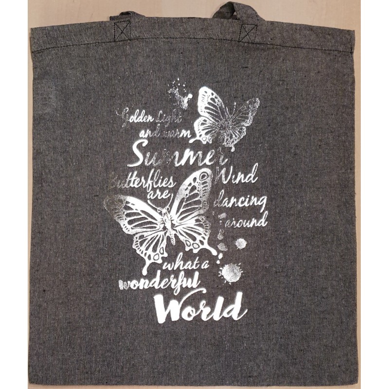 Baumwoll Tasche Schmetterling