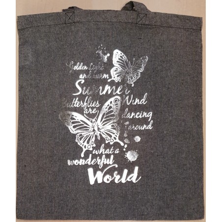 Baumwoll Tasche Schmetterling