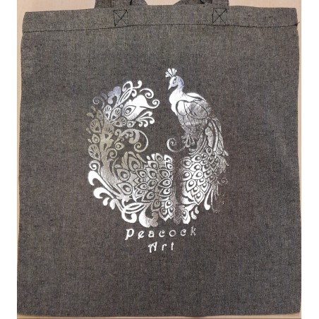 Baumwoll Tasche Pfau