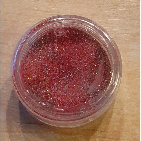 Embossing Pulver rot glitzer