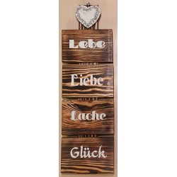 Schild Lebe....