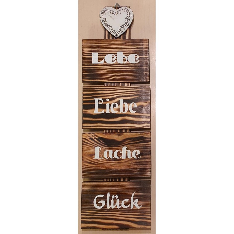 Schild Lebe....