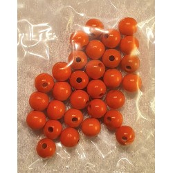 Holzperlen orange