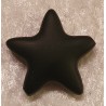 Silikon Stern mit Loch schwarz