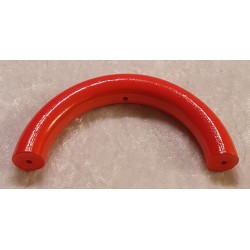 Halbring mit 5 Bohrungen 3mm hellrot