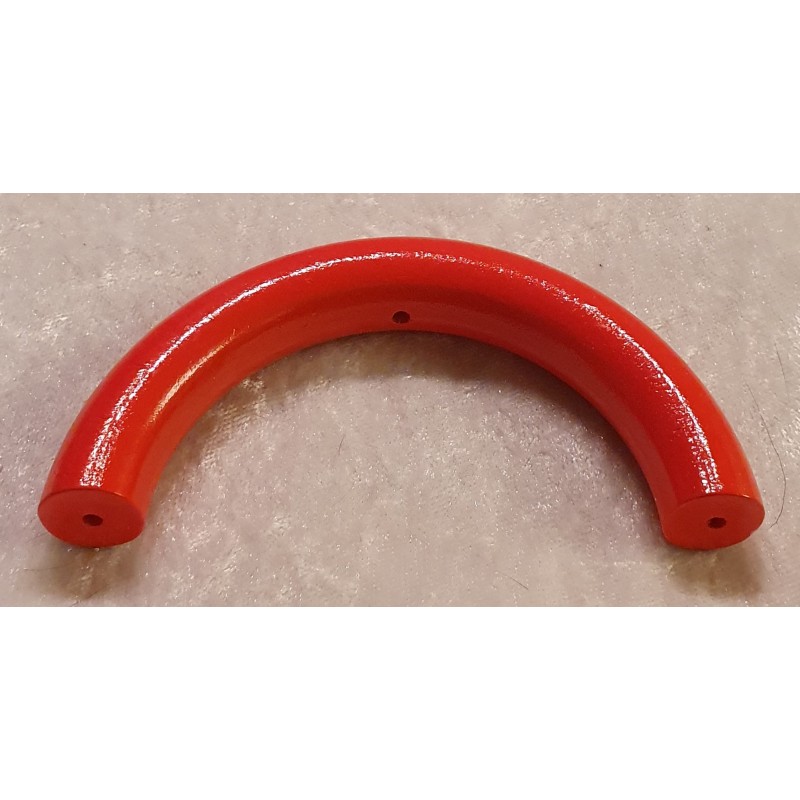Halbring mit 5 Bohrungen 3mm hellrot