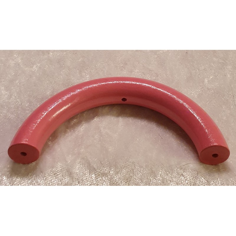 Halbring mit 5 Bohrungen 3mm altrosa