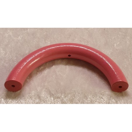 Halbring mit 5 Bohrungen 3mm altrosa
